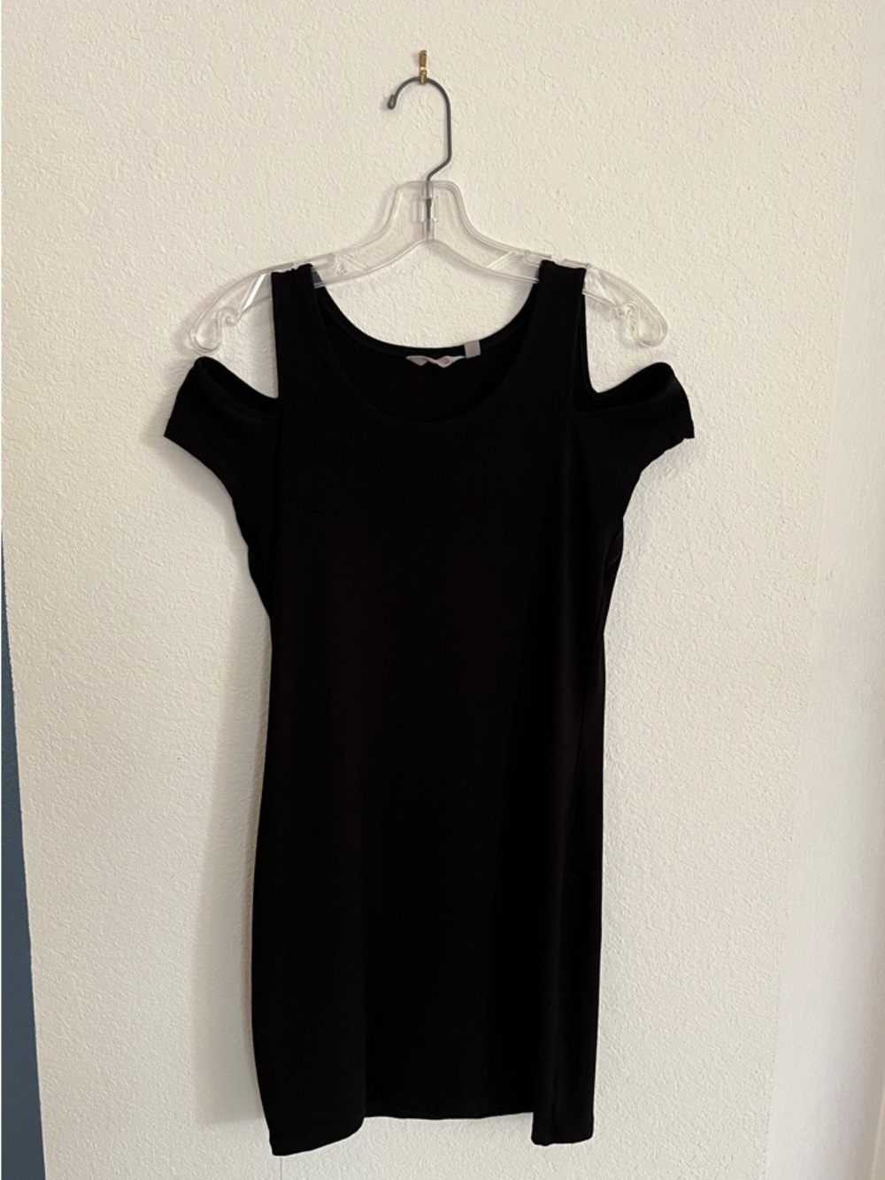 Athleta Black Cold-Shoulder Women's Dress